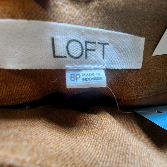 LOFT women's NWT The Peyton Trousers size 8 petite - Picture 8 of 8